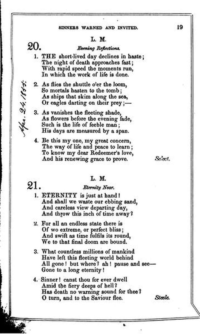 Christian Melodies: a selection of hymns and tunes designed for social and private worship in the lecture-room and the family page 18