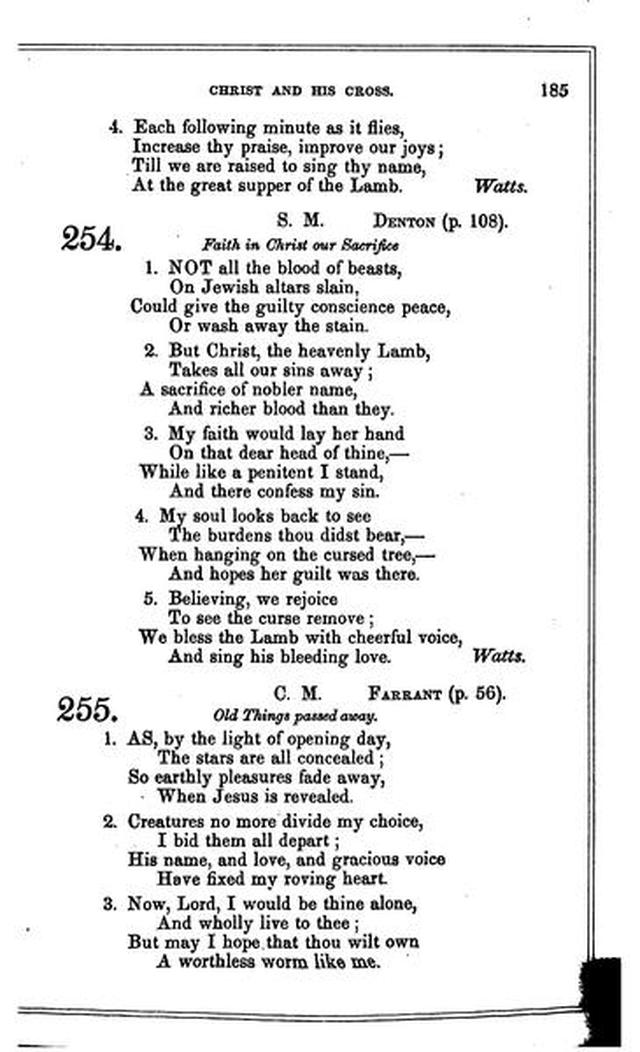 Christian Melodies: a selection of hymns and tunes designed for social and private worship in the lecture-room and the family page 184