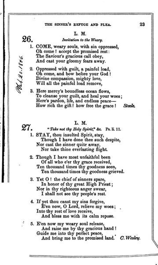 Christian Melodies: a selection of hymns and tunes designed for social and private worship in the lecture-room and the family page 22