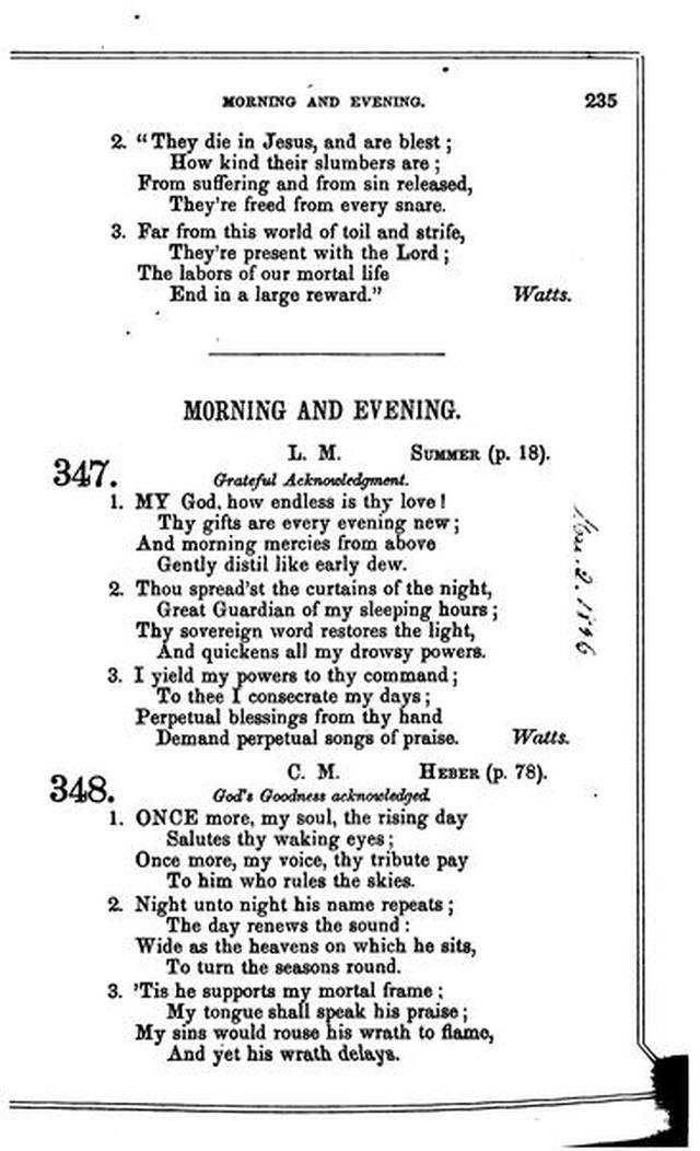 Christian Melodies: a selection of hymns and tunes designed for social and private worship in the lecture-room and the family page 234