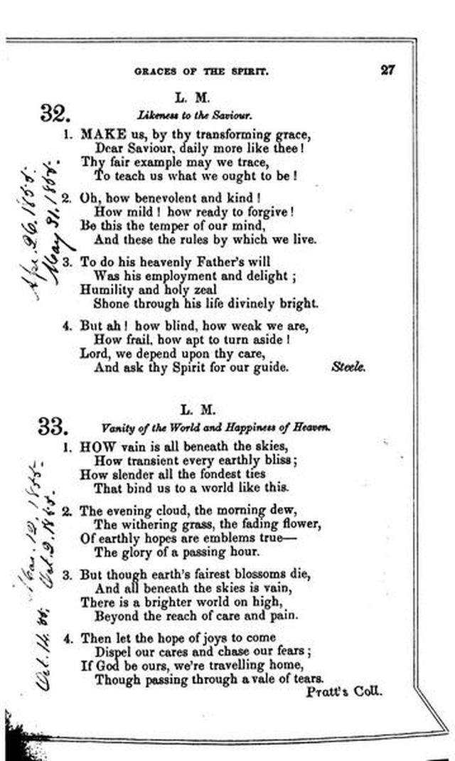 Christian Melodies: a selection of hymns and tunes designed for social and private worship in the lecture-room and the family page 26