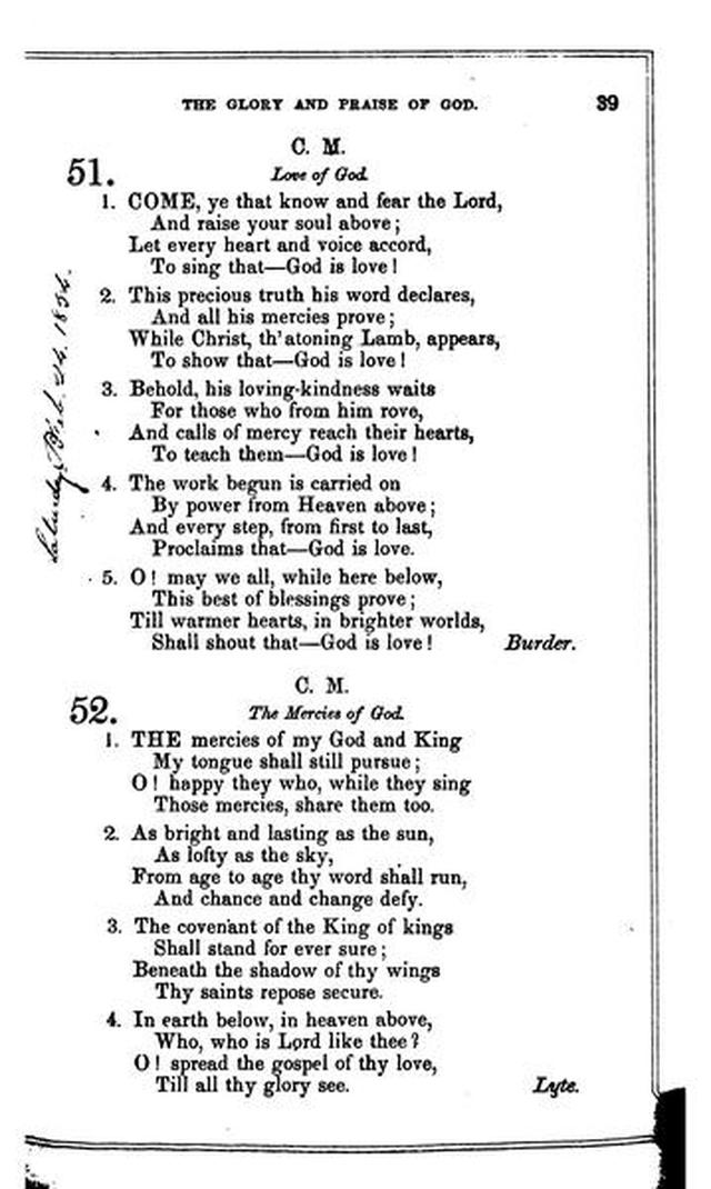 Christian Melodies: a selection of hymns and tunes designed for social and private worship in the lecture-room and the family page 38