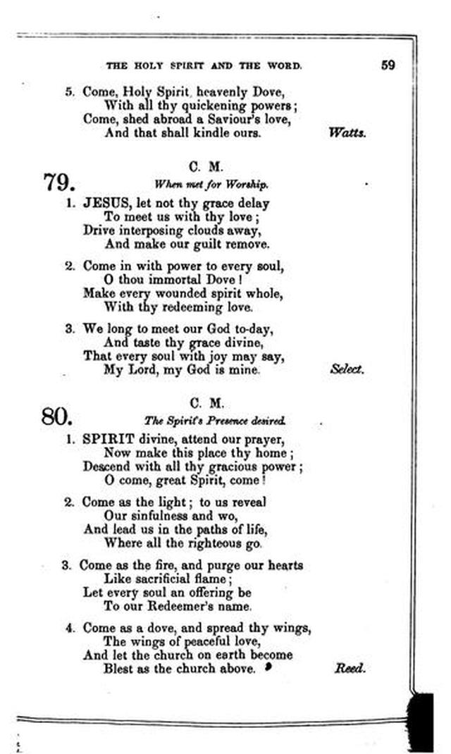 Christian Melodies: a selection of hymns and tunes designed for social and private worship in the lecture-room and the family page 58