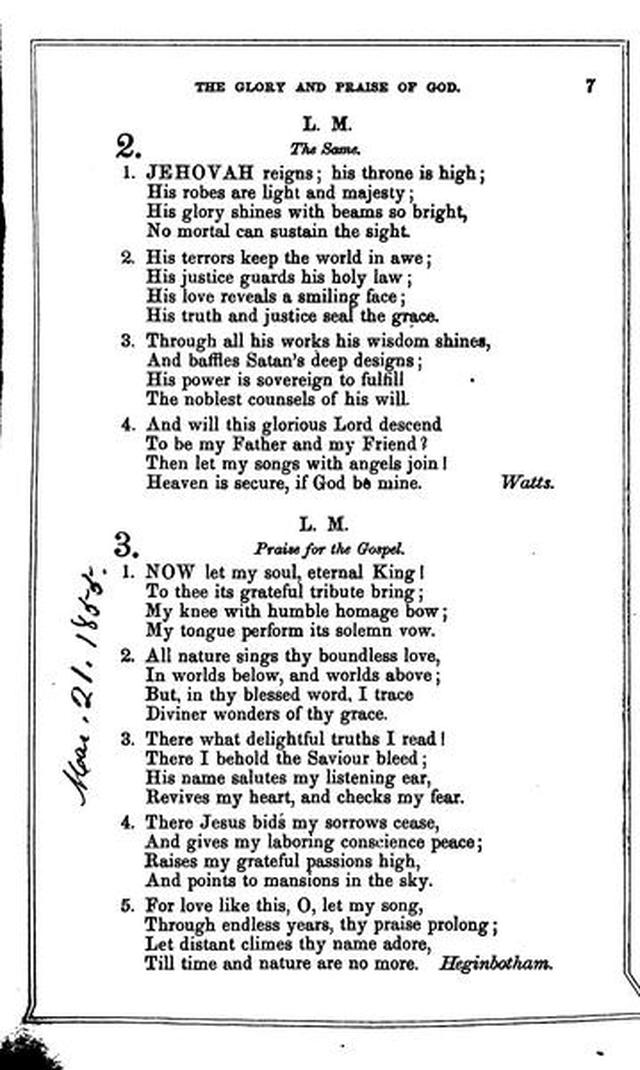 Christian Melodies: a selection of hymns and tunes designed for social and private worship in the lecture-room and the family page 6