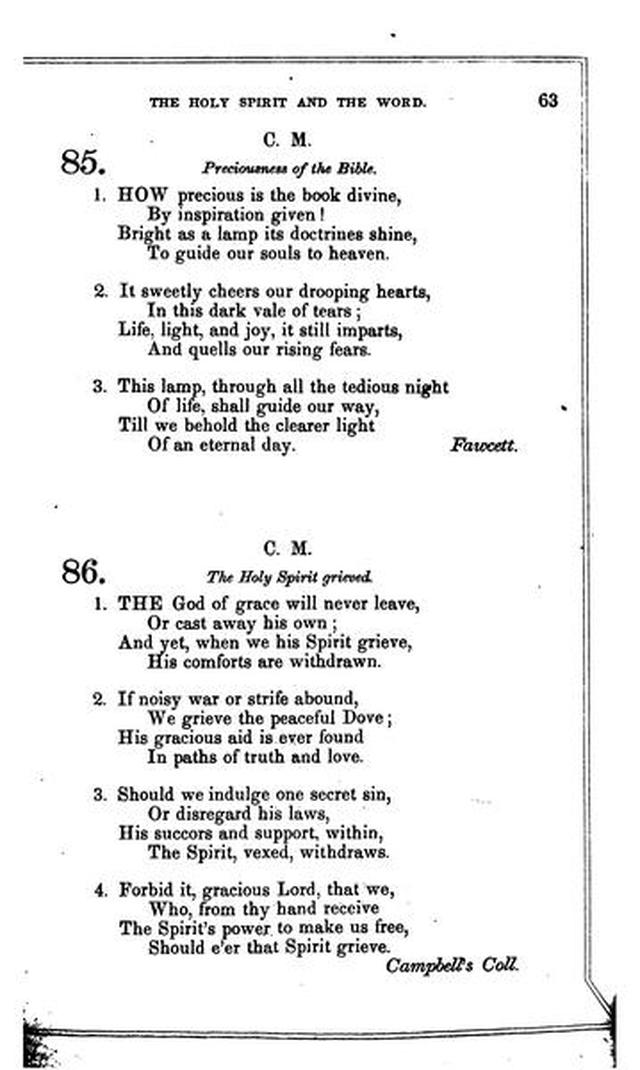 Christian Melodies: a selection of hymns and tunes designed for social and private worship in the lecture-room and the family page 62