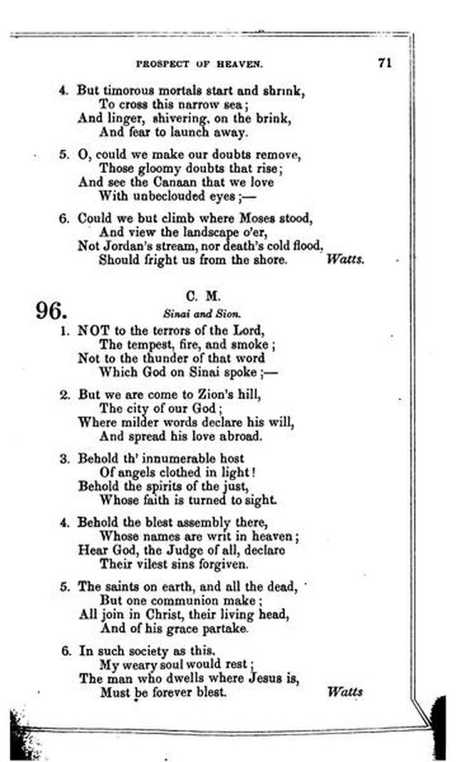 Christian Melodies: a selection of hymns and tunes designed for social and private worship in the lecture-room and the family page 70