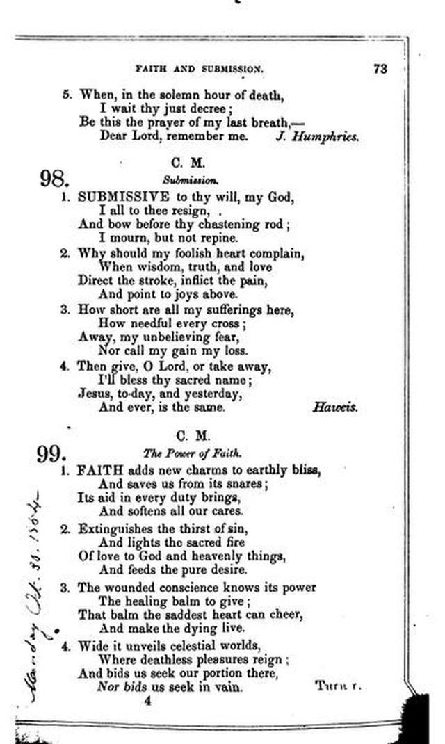 Christian Melodies: a selection of hymns and tunes designed for social and private worship in the lecture-room and the family page 72