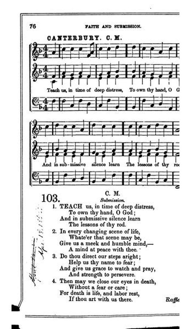 Christian Melodies: a selection of hymns and tunes designed for social and private worship in the lecture-room and the family page 75