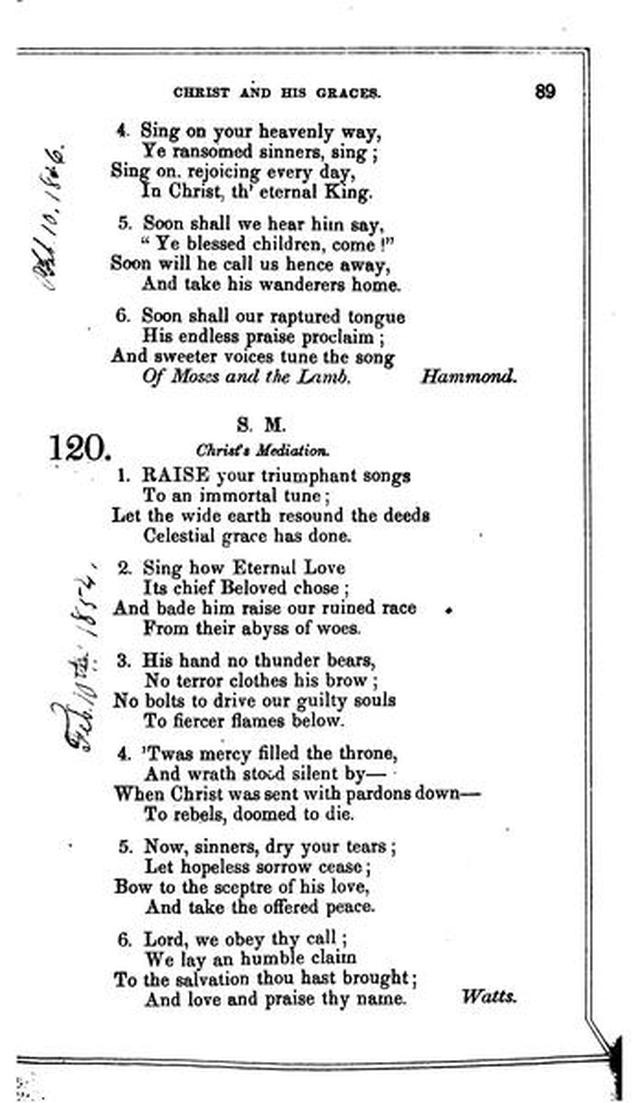 Christian Melodies: a selection of hymns and tunes designed for social and private worship in the lecture-room and the family page 88