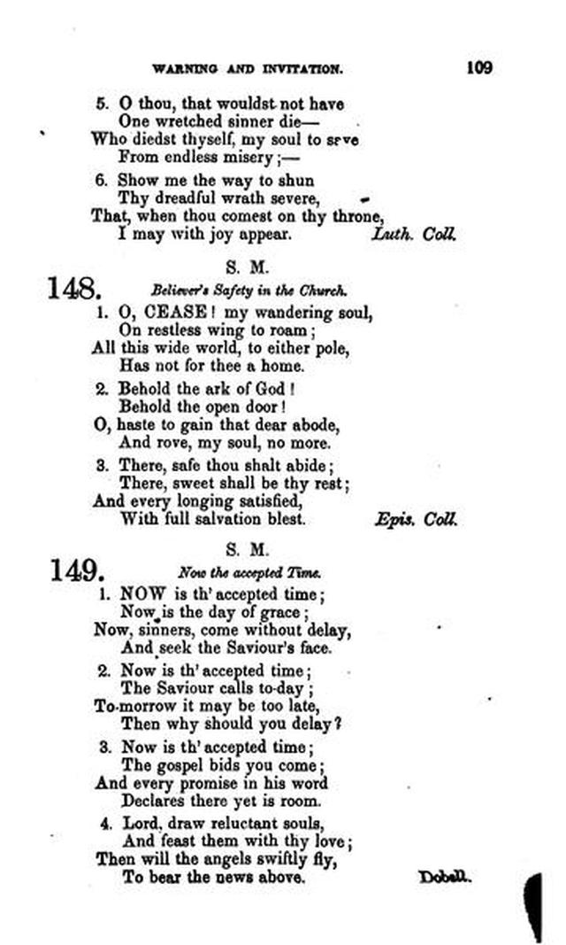 Christian Melodies: a selection of hymns and tunes designed for social and private worship in the lecture-room and the family (2nd ed.) page 108