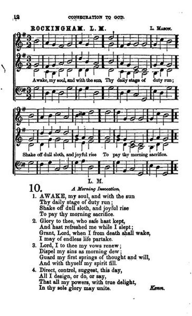 Christian Melodies: a selection of hymns and tunes designed for social and private worship in the lecture-room and the family (2nd ed.) page 11