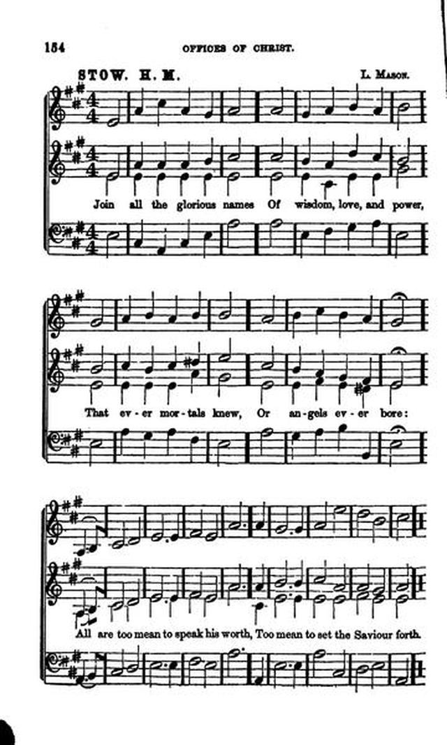 Christian Melodies: a selection of hymns and tunes designed for social and private worship in the lecture-room and the family (2nd ed.) page 153