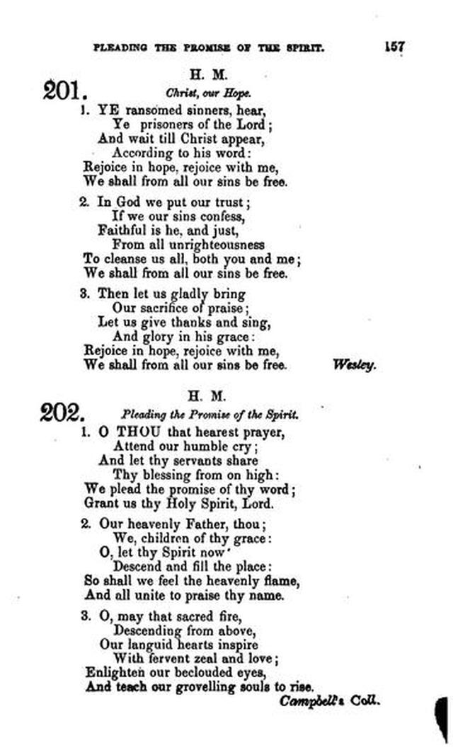 Christian Melodies: a selection of hymns and tunes designed for social and private worship in the lecture-room and the family (2nd ed.) page 156