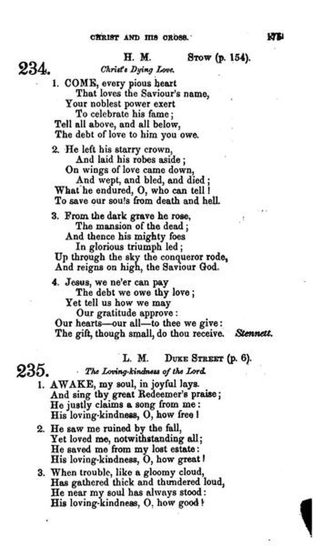 Christian Melodies: a selection of hymns and tunes designed for social and private worship in the lecture-room and the family (2nd ed.) page 174