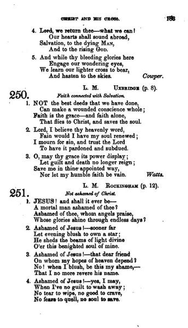 Christian Melodies: a selection of hymns and tunes designed for social and private worship in the lecture-room and the family (2nd ed.) page 182