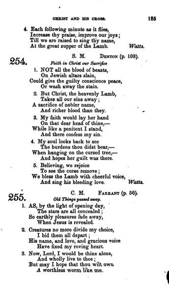 Christian Melodies: a selection of hymns and tunes designed for social and private worship in the lecture-room and the family (2nd ed.) page 184