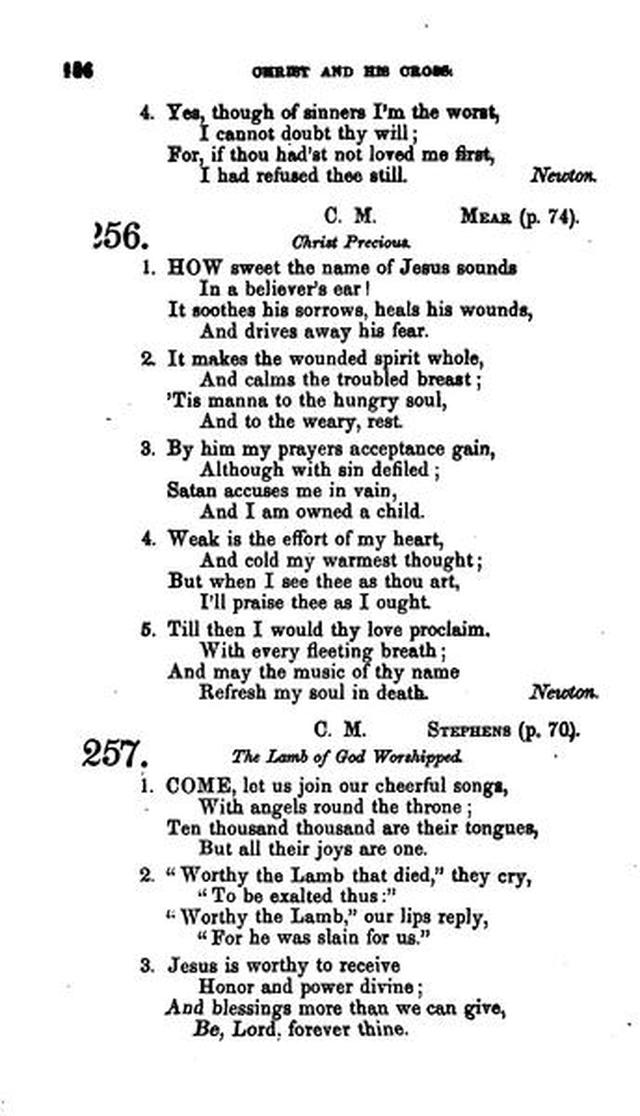 Christian Melodies: a selection of hymns and tunes designed for social and private worship in the lecture-room and the family (2nd ed.) page 185