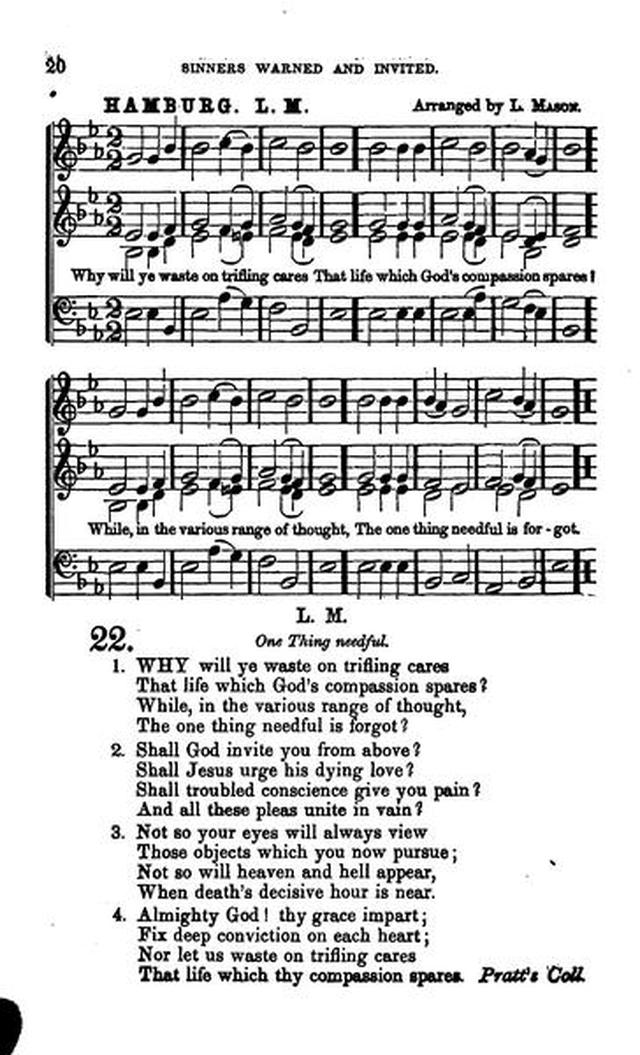 Christian Melodies: a selection of hymns and tunes designed for social and private worship in the lecture-room and the family (2nd ed.) page 19