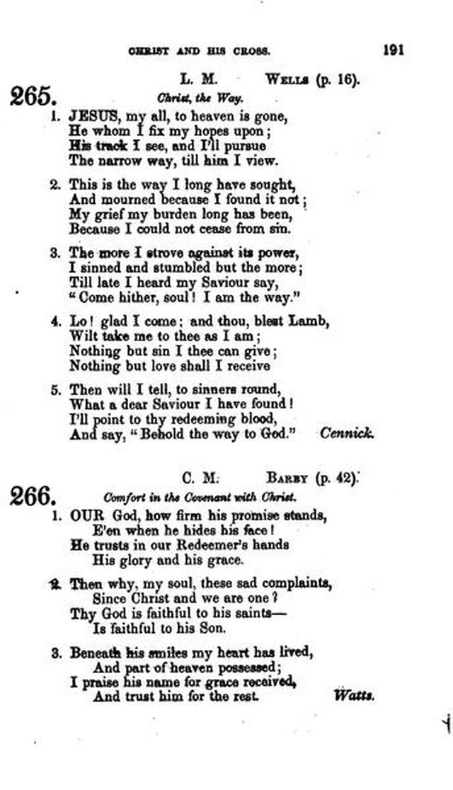 Christian Melodies: a selection of hymns and tunes designed for social and private worship in the lecture-room and the family (2nd ed.) page 190