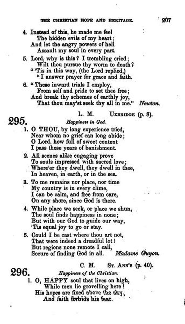 Christian Melodies: a selection of hymns and tunes designed for social and private worship in the lecture-room and the family (2nd ed.) page 206