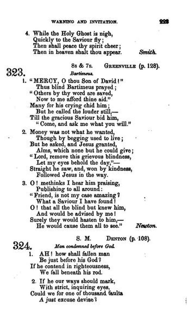 Christian Melodies: a selection of hymns and tunes designed for social and private worship in the lecture-room and the family (2nd ed.) page 222