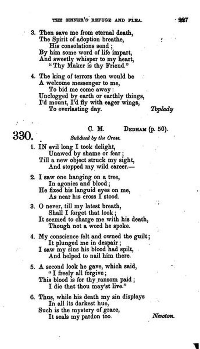 Christian Melodies: a selection of hymns and tunes designed for social and private worship in the lecture-room and the family (2nd ed.) page 226