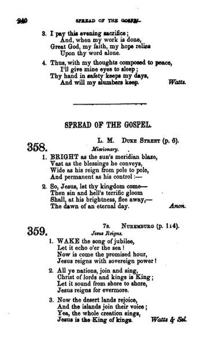 Christian Melodies: a selection of hymns and tunes designed for social and private worship in the lecture-room and the family (2nd ed.) page 239