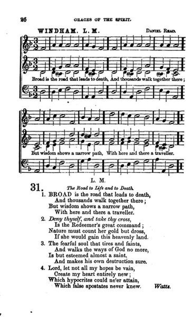 Christian Melodies: a selection of hymns and tunes designed for social and private worship in the lecture-room and the family (2nd ed.) page 25