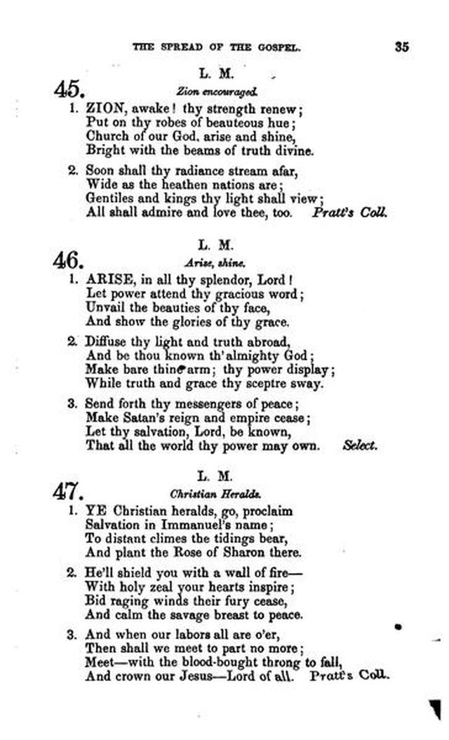 Christian Melodies: a selection of hymns and tunes designed for social and private worship in the lecture-room and the family (2nd ed.) page 34