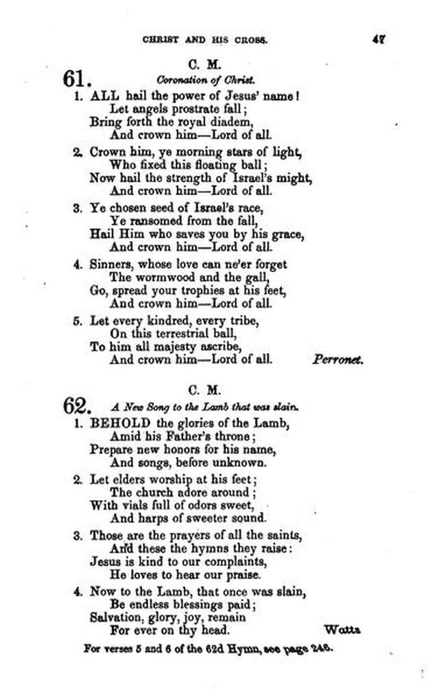 Christian Melodies: a selection of hymns and tunes designed for social and private worship in the lecture-room and the family (2nd ed.) page 46