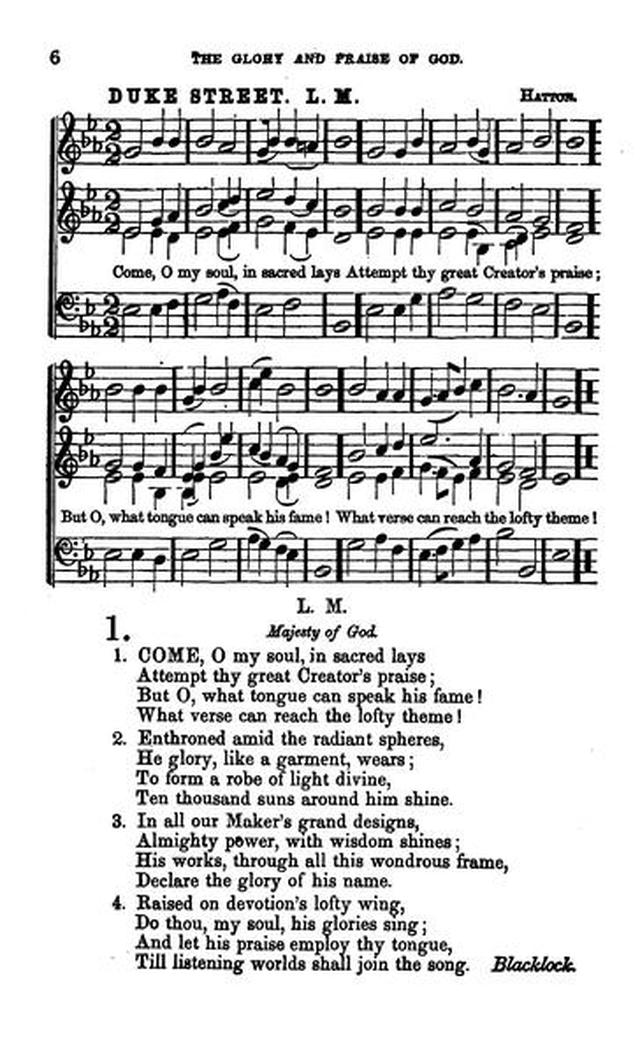 Christian Melodies: a selection of hymns and tunes designed for social and private worship in the lecture-room and the family (2nd ed.) page 5