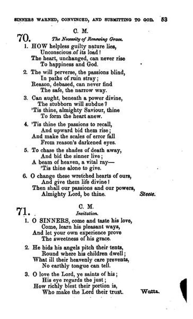 Christian Melodies: a selection of hymns and tunes designed for social and private worship in the lecture-room and the family (2nd ed.) page 52