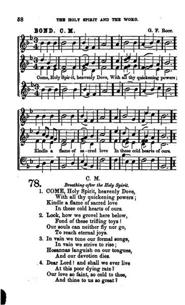 Christian Melodies: a selection of hymns and tunes designed for social and private worship in the lecture-room and the family (2nd ed.) page 57