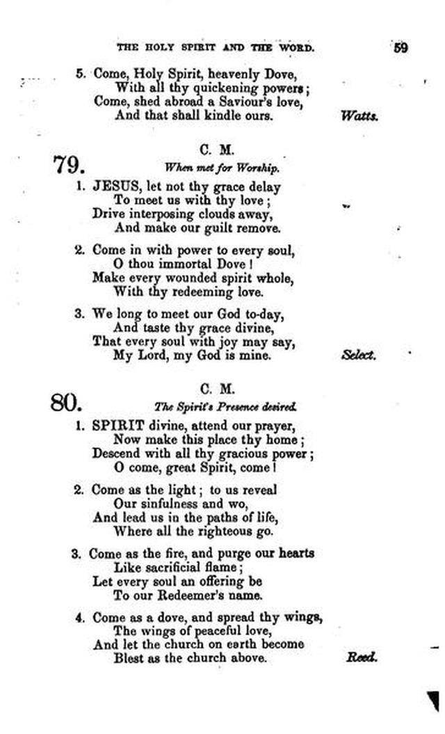 Christian Melodies: a selection of hymns and tunes designed for social and private worship in the lecture-room and the family (2nd ed.) page 58