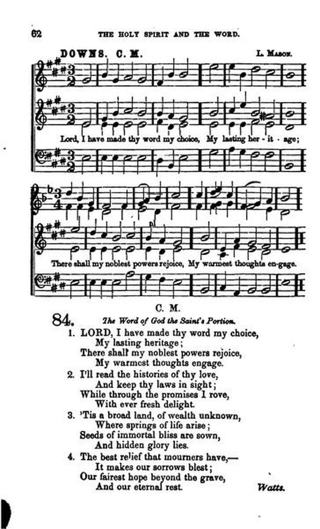 Christian Melodies: a selection of hymns and tunes designed for social and private worship in the lecture-room and the family (2nd ed.) page 61