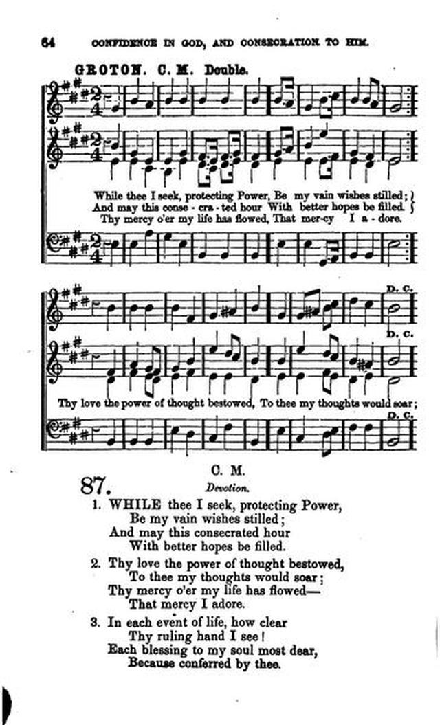 Christian Melodies: a selection of hymns and tunes designed for social and private worship in the lecture-room and the family (2nd ed.) page 63