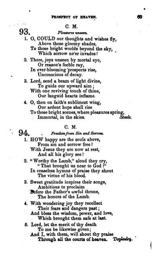 Christian Melodies: a selection of hymns and tunes designed for social and private worship in the lecture-room and the family (2nd ed.) page 68