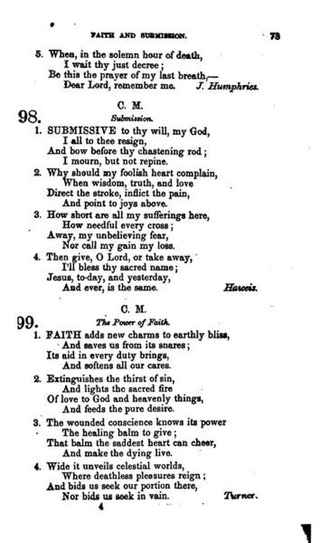 Christian Melodies: a selection of hymns and tunes designed for social and private worship in the lecture-room and the family (2nd ed.) page 72