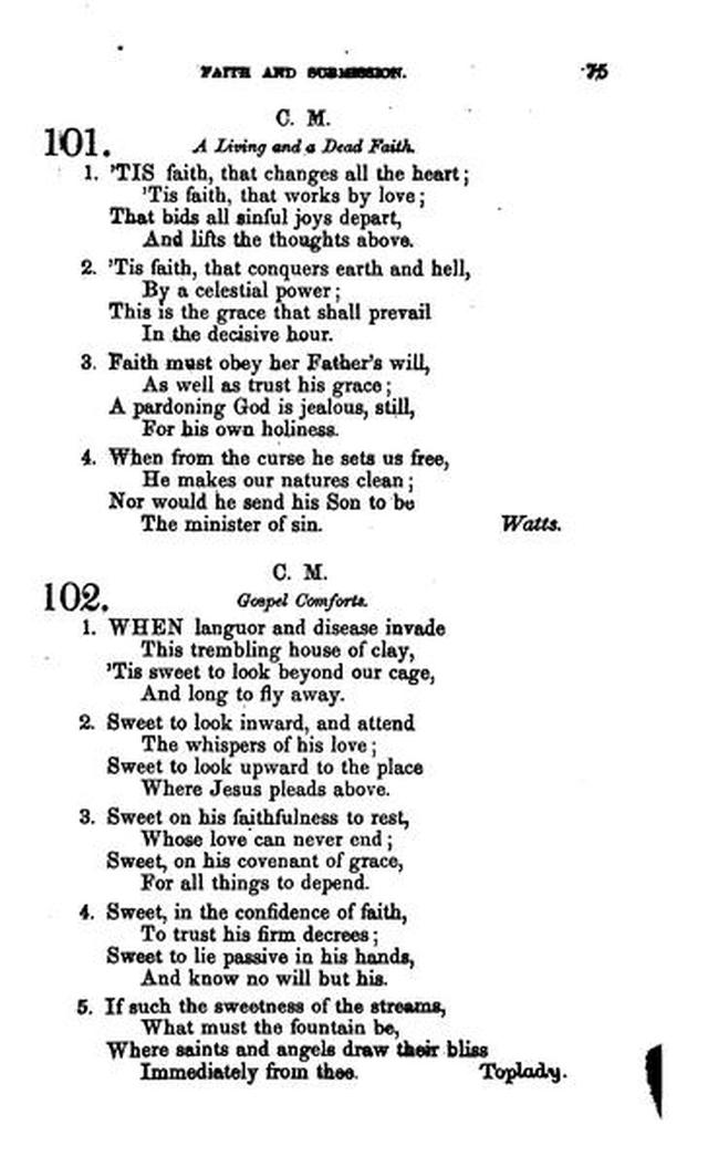 Christian Melodies: a selection of hymns and tunes designed for social and private worship in the lecture-room and the family (2nd ed.) page 74