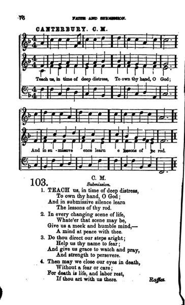 Christian Melodies: a selection of hymns and tunes designed for social and private worship in the lecture-room and the family (2nd ed.) page 75