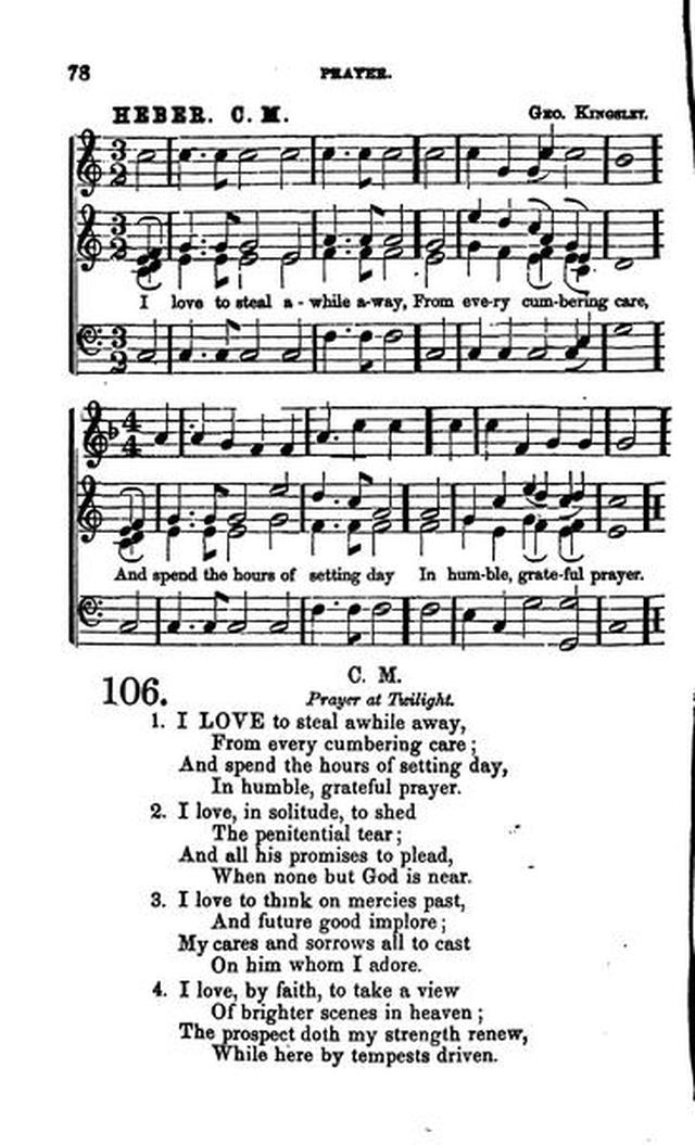 Christian Melodies: a selection of hymns and tunes designed for social and private worship in the lecture-room and the family (2nd ed.) page 77