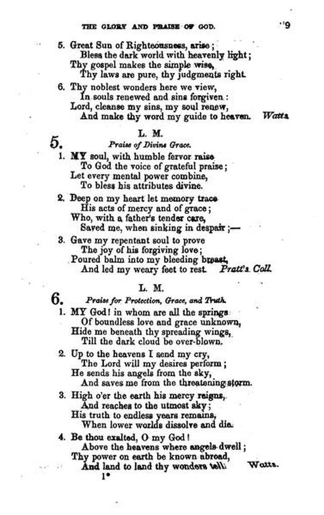 Christian Melodies: a selection of hymns and tunes designed for social and private worship in the lecture-room and the family (2nd ed.) page 8