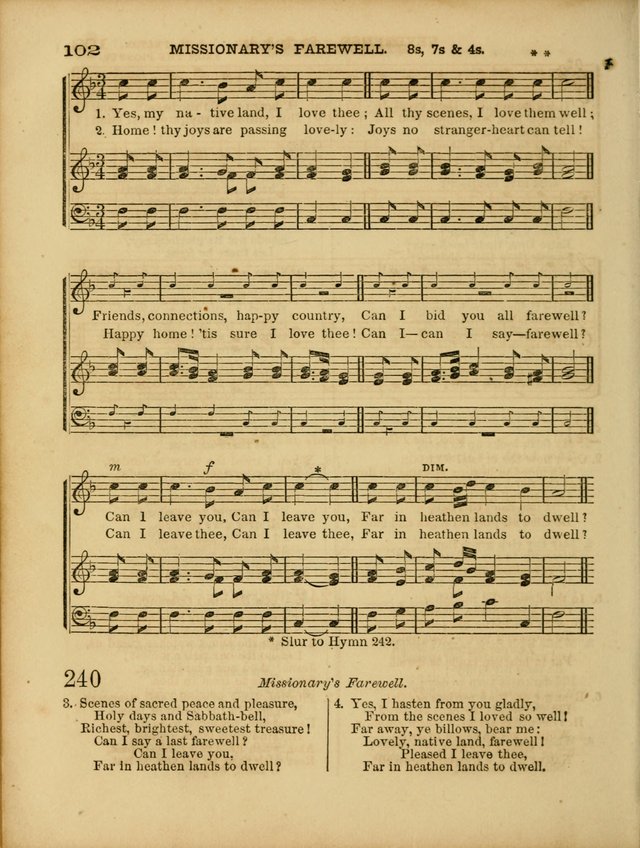 Cottage Melodies; a hymn and tune book, for prayer and social meetings and the home circle page 109