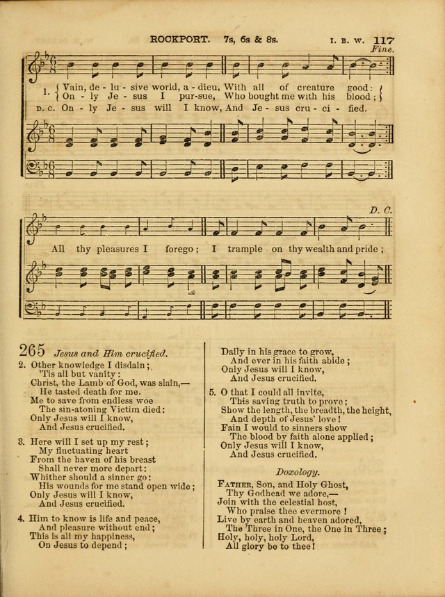 Cottage Melodies; a hymn and tune book, for prayer and social meetings and the home circle page 124