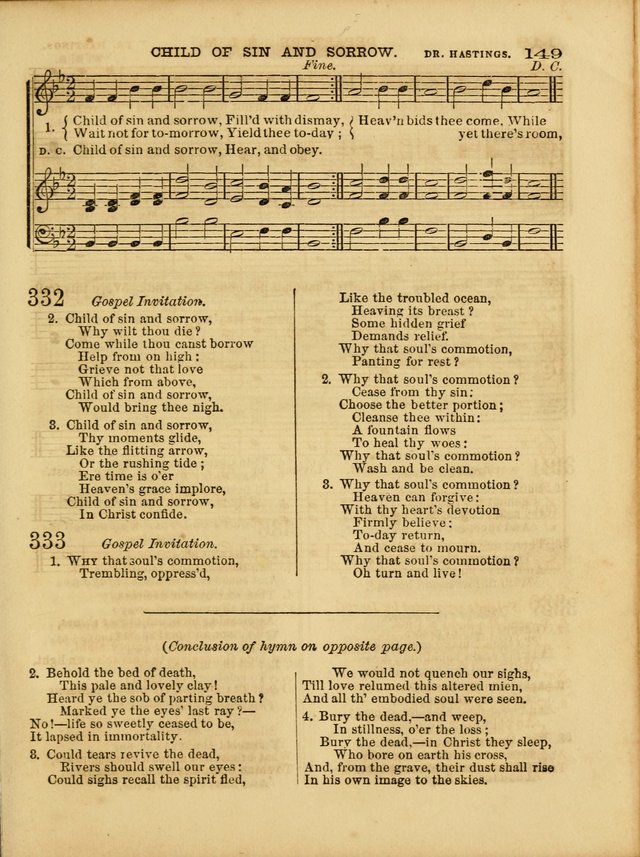 Cottage Melodies; a hymn and tune book, for prayer and social meetings and the home circle page 156