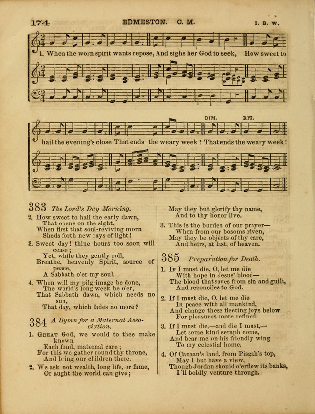 Cottage Melodies; a hymn and tune book, for prayer and social meetings and the home circle page 181