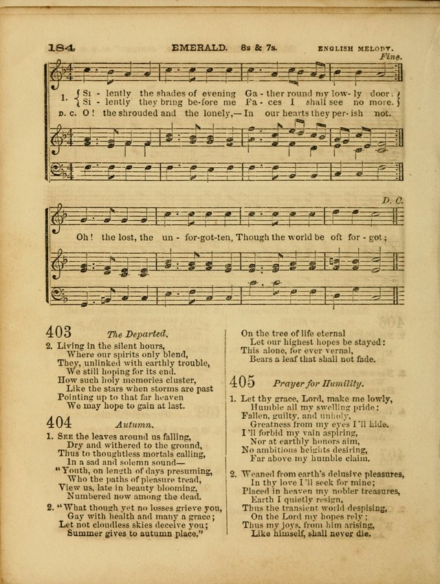 Cottage Melodies; a hymn and tune book, for prayer and social meetings and the home circle page 191