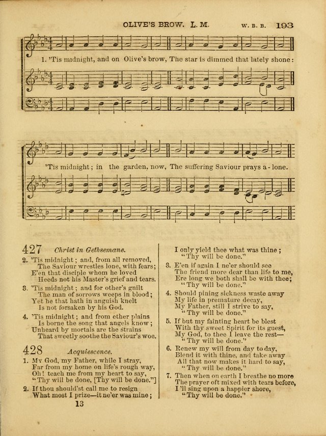 Cottage Melodies; a hymn and tune book, for prayer and social meetings and the home circle page 200