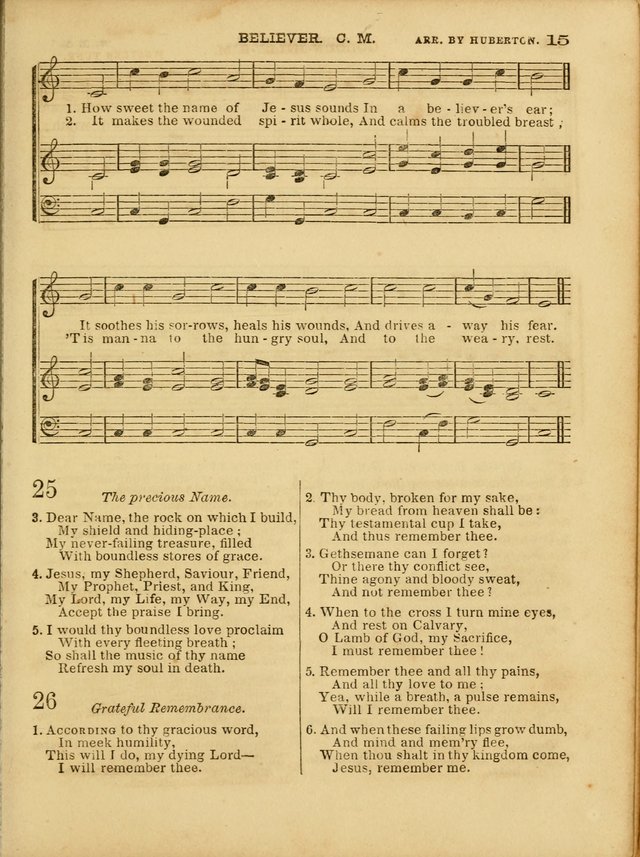 Cottage Melodies; a hymn and tune book, for prayer and social meetings and the home circle page 22