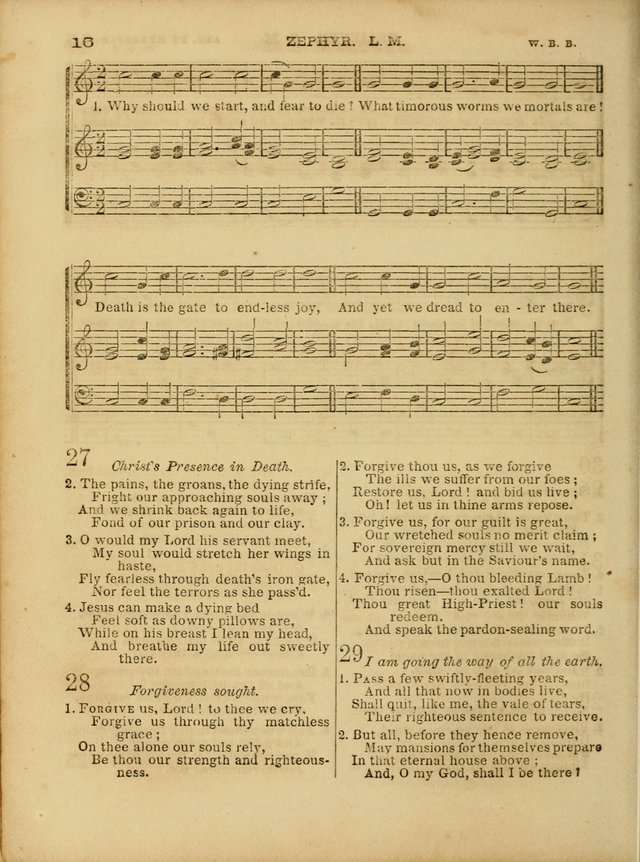 Cottage Melodies; a hymn and tune book, for prayer and social meetings and the home circle page 23